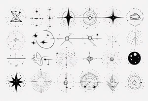 Constellation tattoo idea
