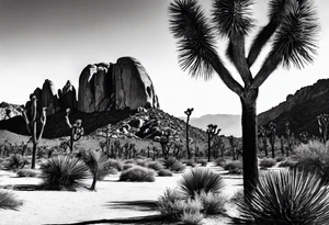 Joshua tree tattoo idea