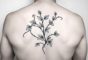 Poison ivy comis style sketch tattoo tattoo idea