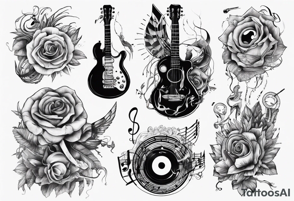 Music tattoo idea