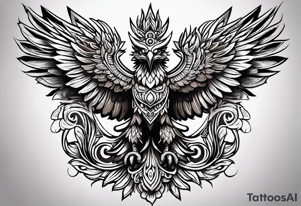 indonesia Garuda tattoo idea