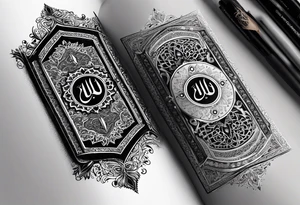 Quran book tattoo tattoo idea