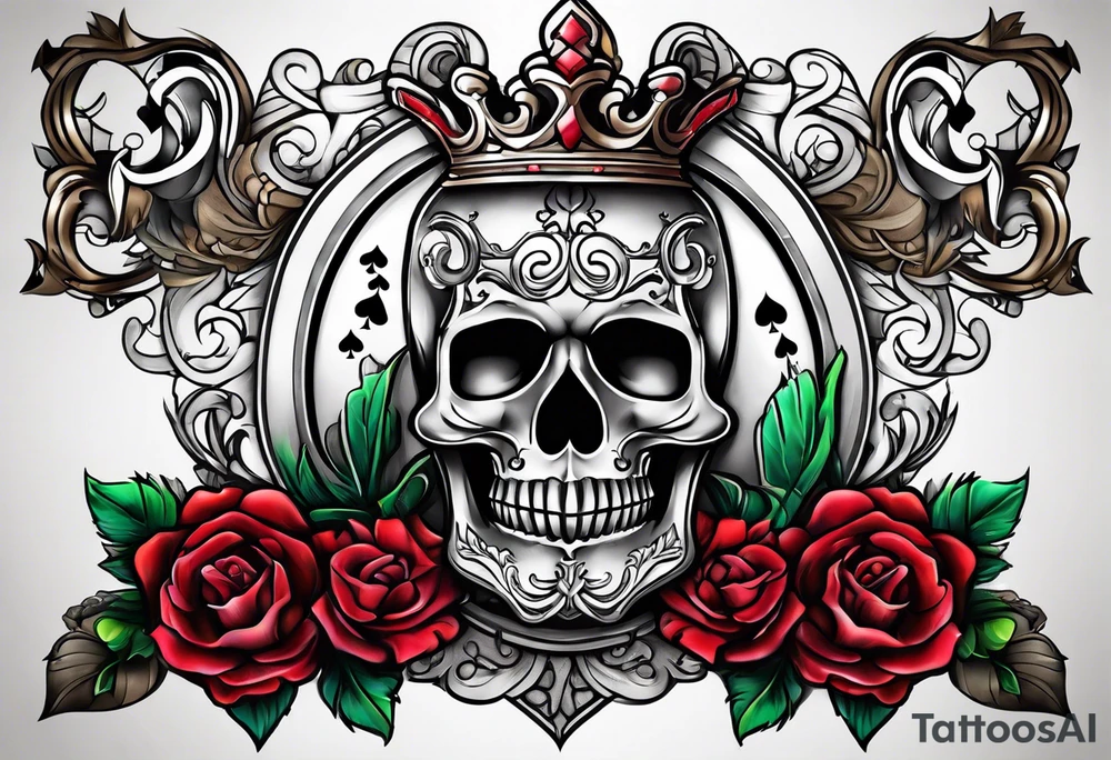 Spade tattoo idea