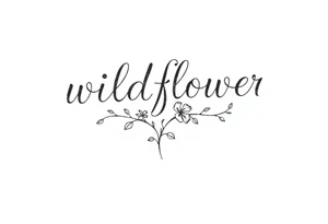 wildflower as the stem of a flower tattoo idea