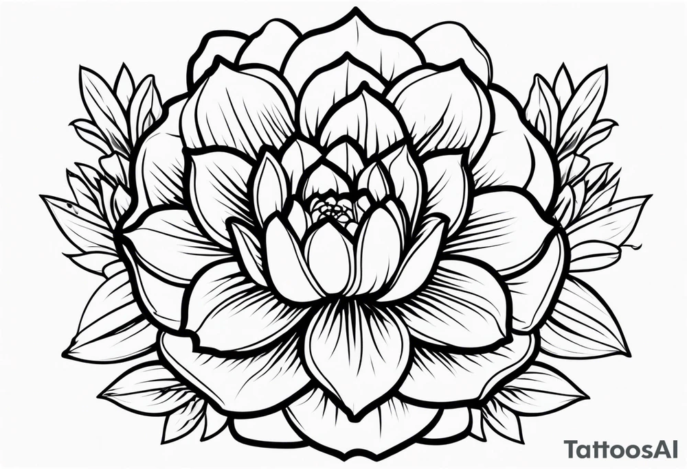 ramos de flores tattoo idea