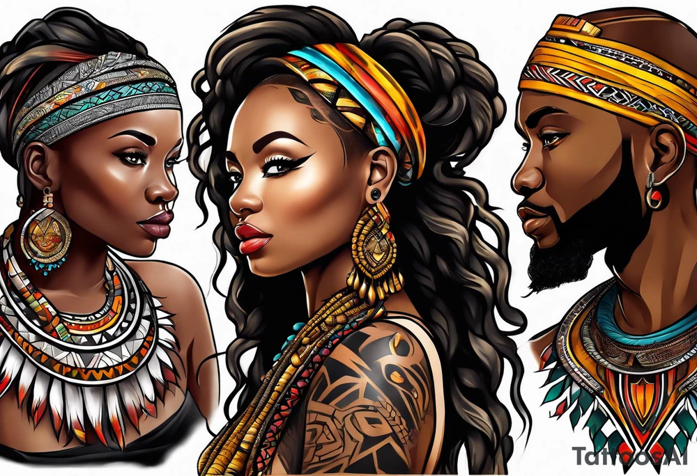 africa tattoo idea