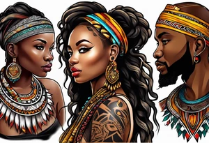 africa tattoo idea