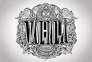 Valhalla tattoo idea