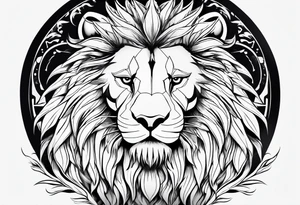 Flandre lion tattoo idea