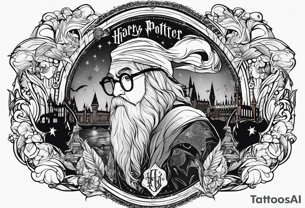 harry potter quotes, wizard tattoo idea