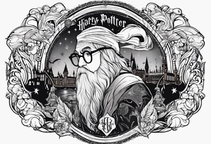 harry potter quotes, wizard tattoo idea