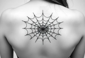 spiderweb tattoo idea
