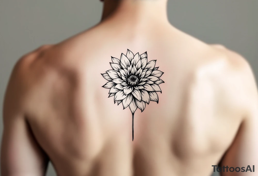 Chrysanthemum tattoo idea
