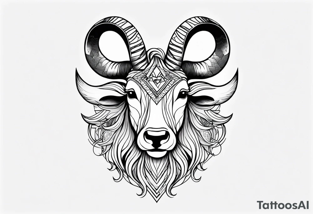 Capricornus tattoo idea