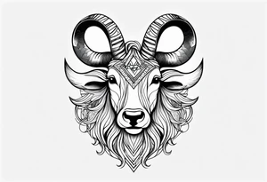 Capricornus tattoo idea