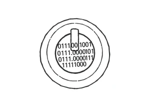 A Power Button with the Binary Text "00100001 01100011 01110000 01110101" Embedded in the button tattoo idea