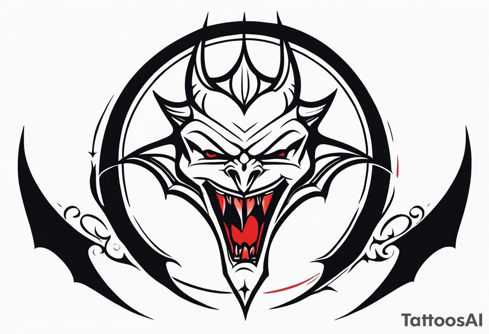 Vampire forearm tattoo design tattoo idea