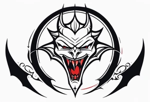 Vampire forearm tattoo design tattoo idea