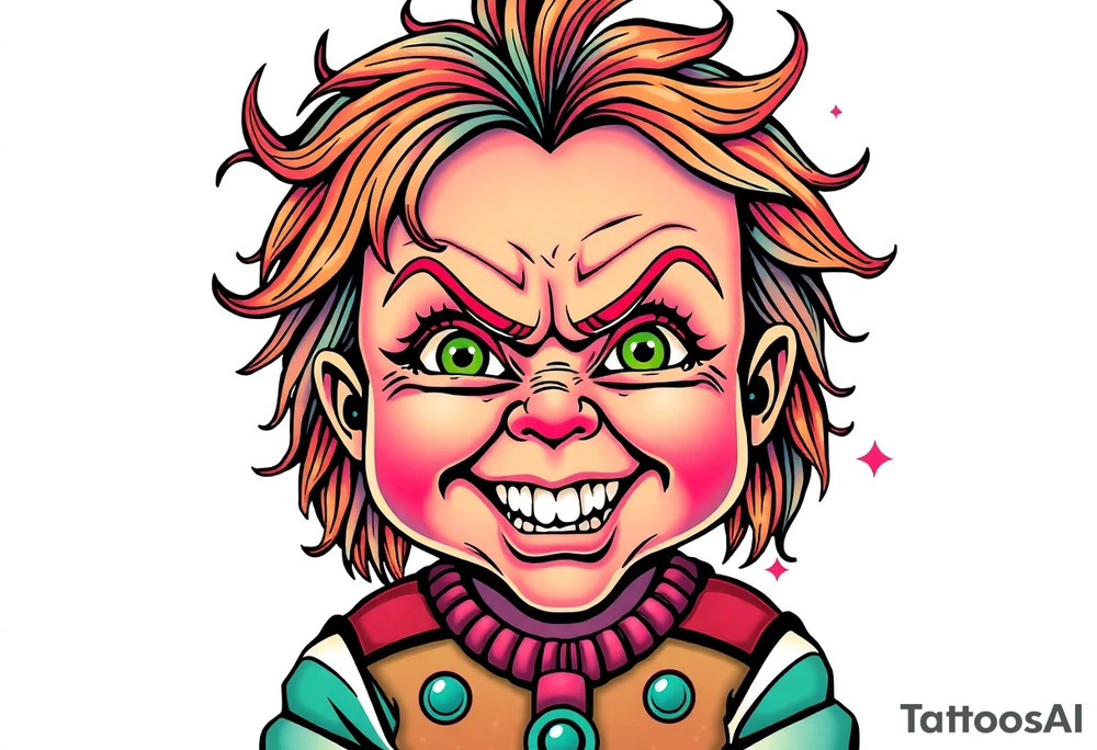 chucky tattoo idea