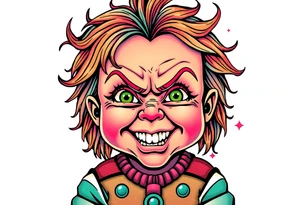 chucky tattoo idea