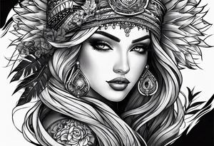 design me a unique tattoo for the forearm and hand tattoo idea