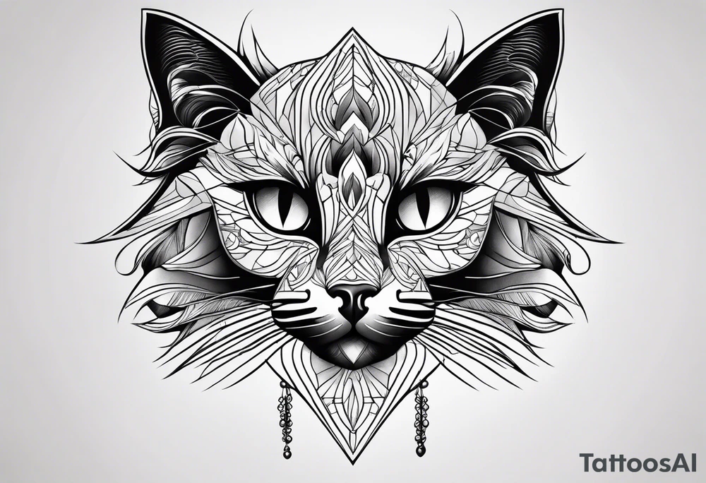 Black Cat tattoo idea