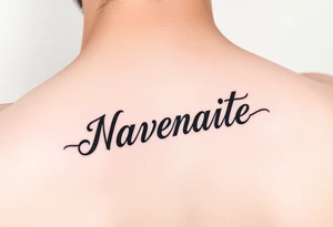 Name Anklet cover up tattoo idea