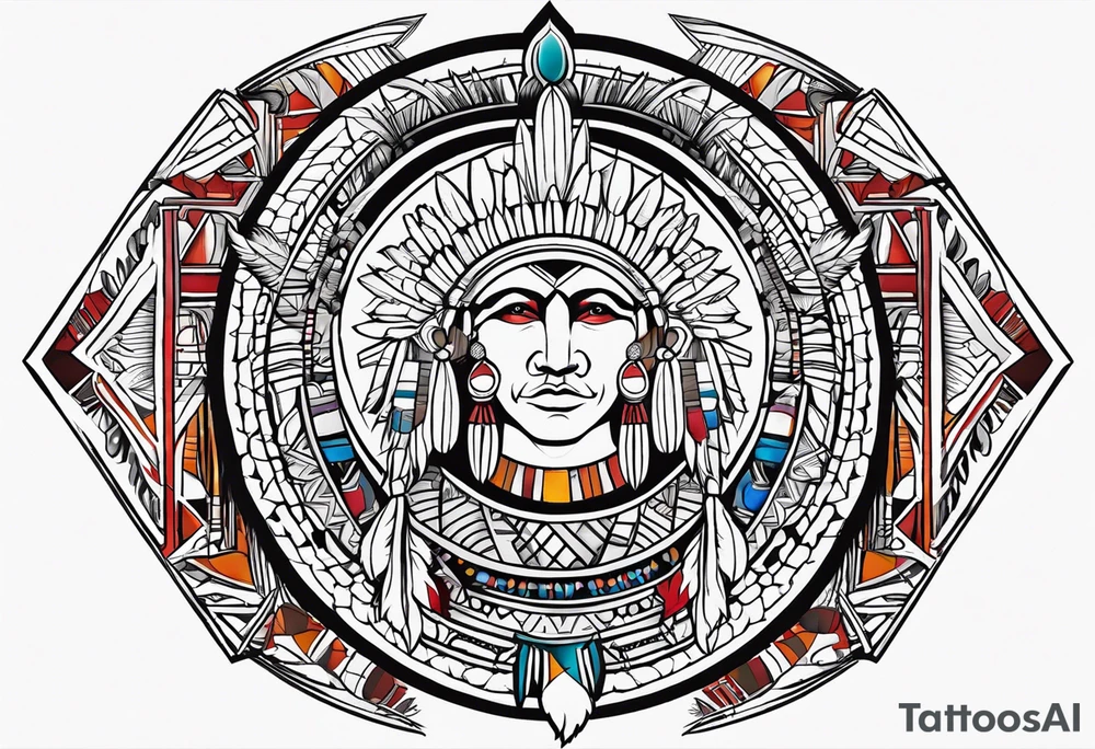 Osage Indian seal tattoo idea