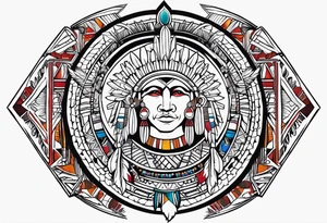 Osage Indian seal tattoo idea