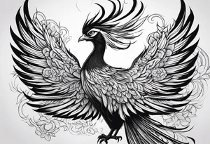 Vietnamese Phoenix tattoo idea