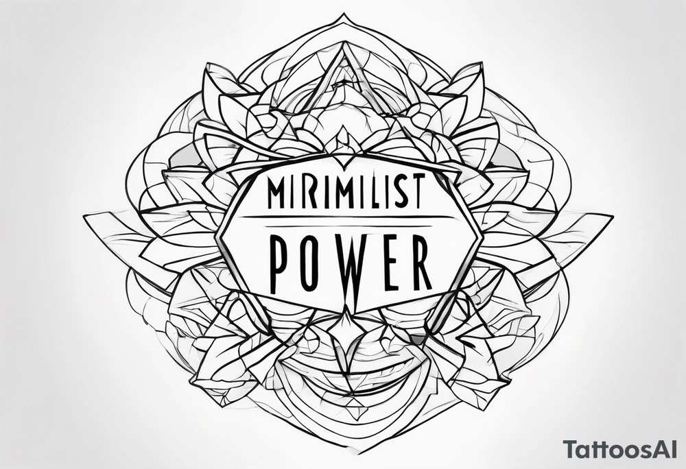 POWER WORD tattoo idea