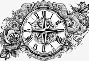 3 6 9 numbers arm tattoo idea