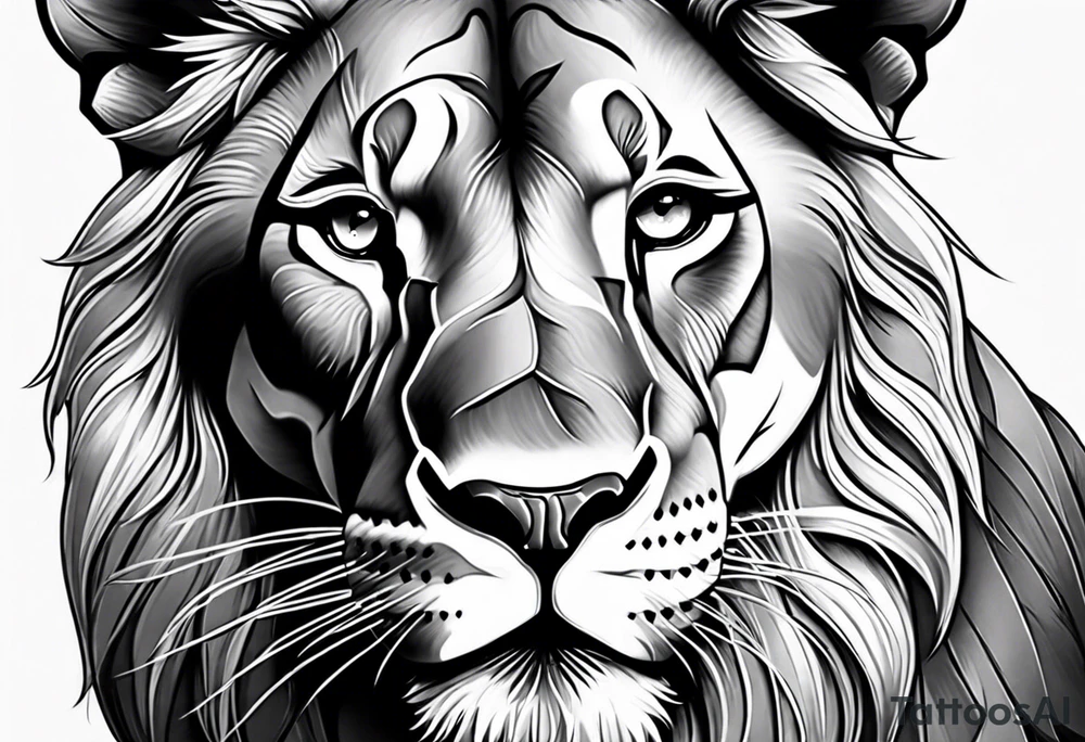 Lioness tattoo idea