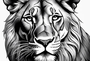 Lioness tattoo idea