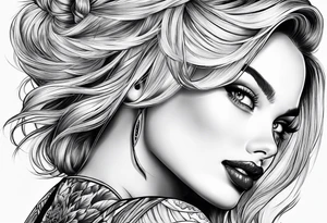 Margot Robbie tattoo idea