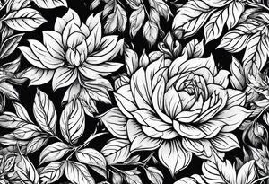 bark and foliage for wirst tattoo idea