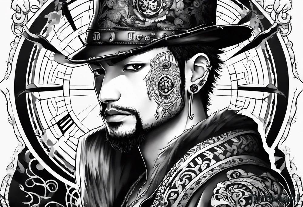 trafalgar law tattoo tattoo idea