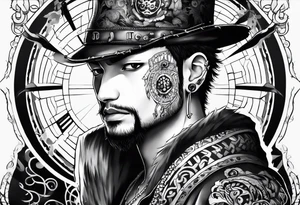 trafalgar law tattoo tattoo idea