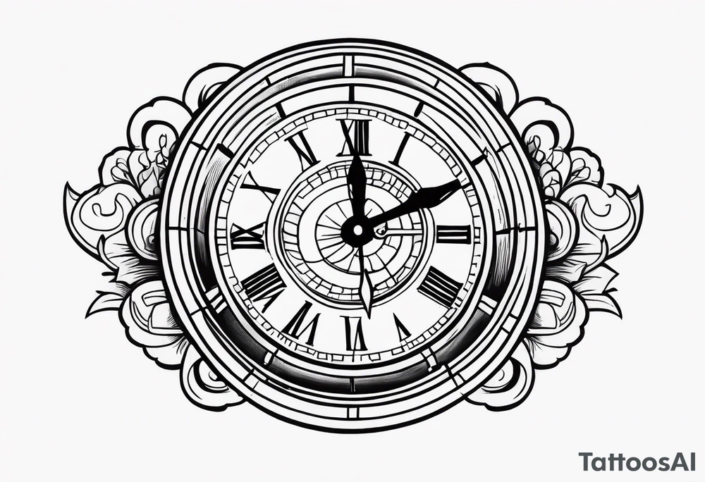 money time tattoo idea