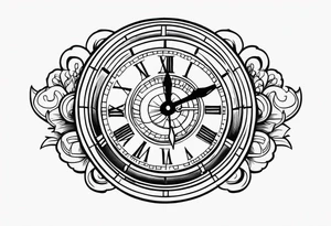 money time tattoo idea