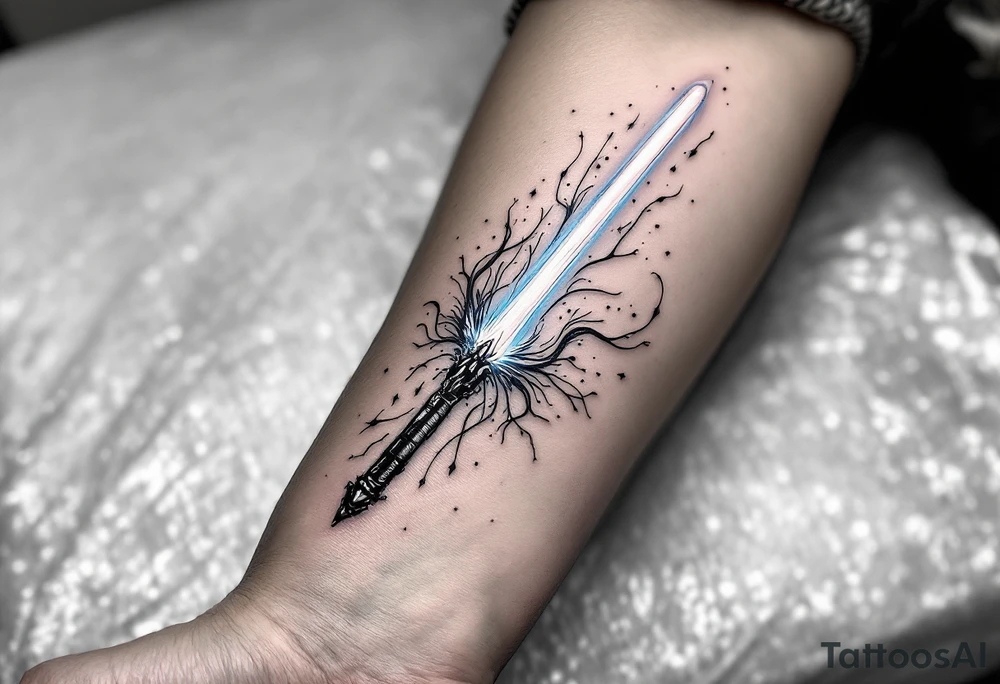 Lightsaber tattoo idea