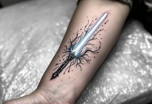 Lightsaber tattoo idea