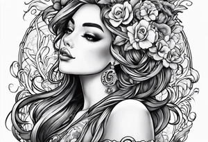 corazon con mar tattoo idea