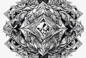 A diamond tattoo idea