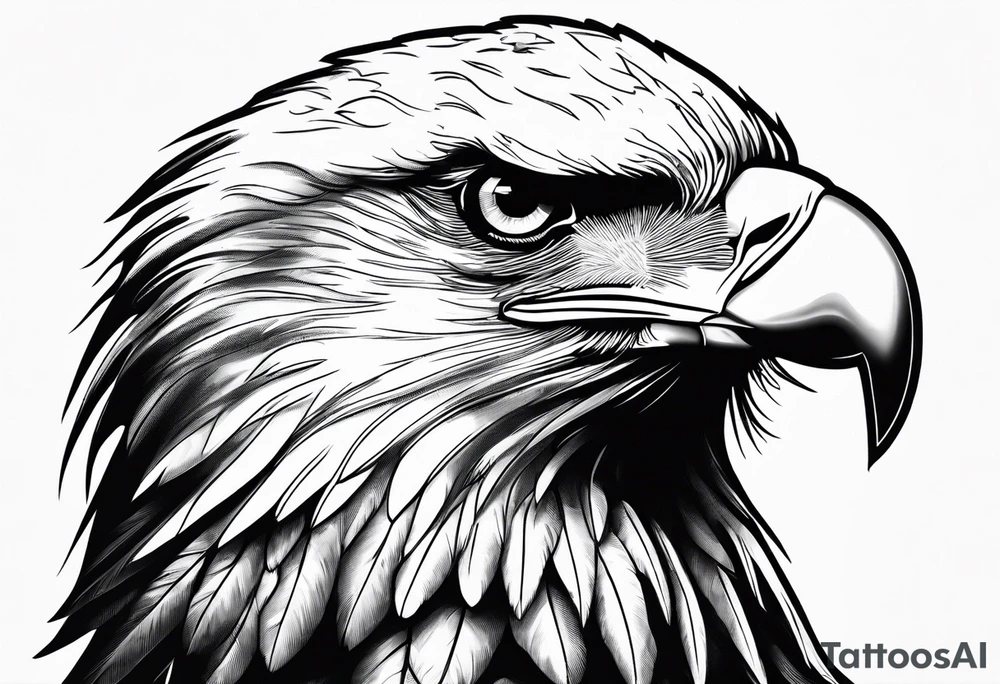 Eagle usa flag tattoo idea