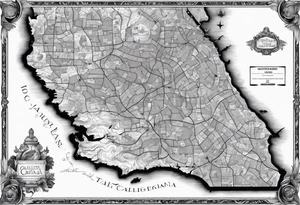 Map of Southern California tattoo idea