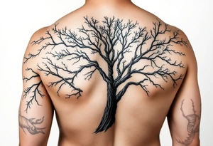 Entire arm sleeve tattoo like a tree tattoo idea