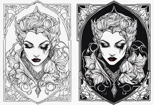 Vampire tattoo design tattoo idea
