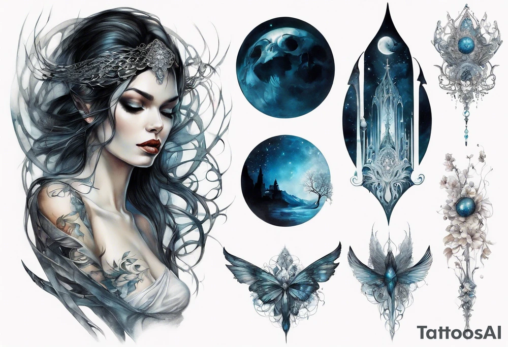 enchanted night by karol bak tattoo idea