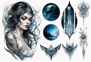 enchanted night by karol bak tattoo idea